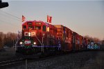 Holiday Train rolls west at last light